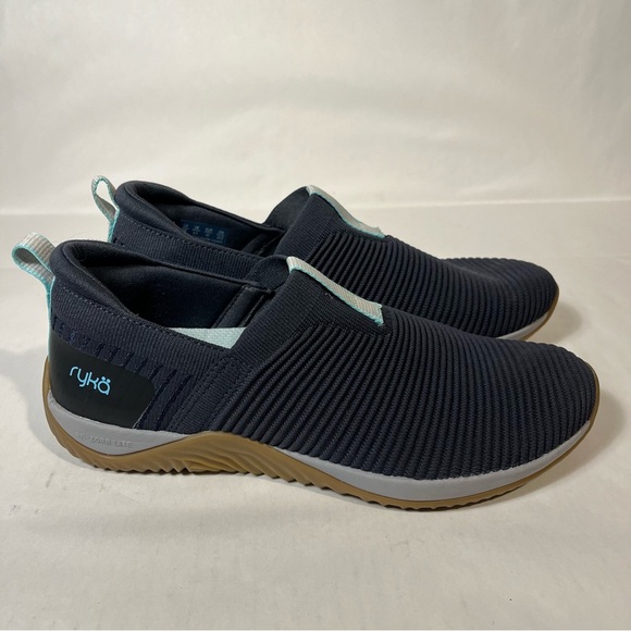 Ryka Women's Echo Knit Slip On Sneakers Navy Blue 9 - Picture 2 of 10